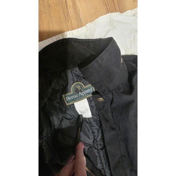 BERNE Apparel Insulated Canvas Coveralls Corduroy Collar Side Zip SZ XL 48-50 - Picture 11 of 11